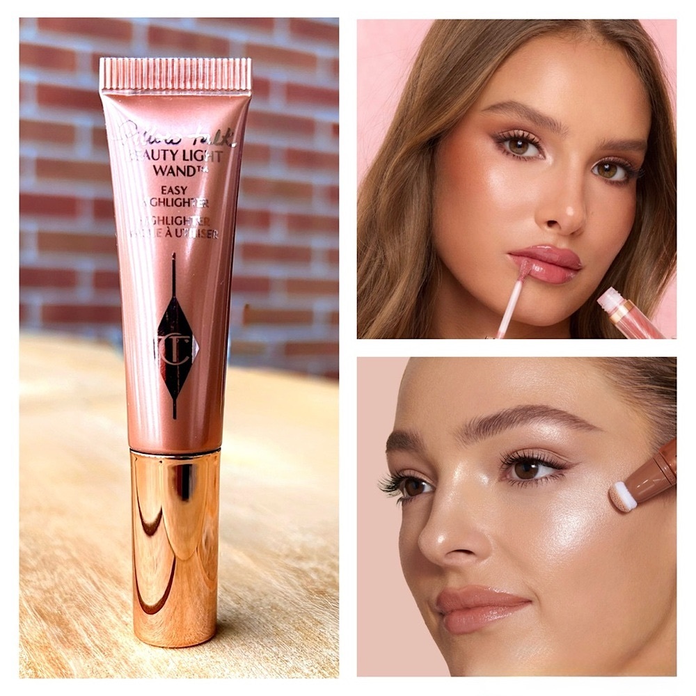 CHARLOTTE TILBURY Beauty Highlighter Wand Pillow Talk Medium Rose Gold Glow